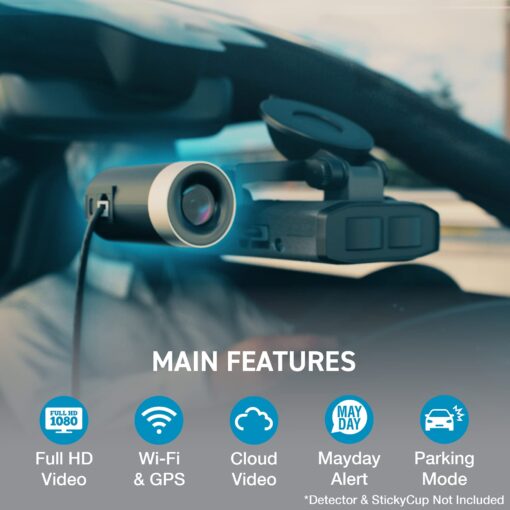 Escort M2 Smart Dash Cam – 1080P Full HD Video Dash Cam, Incident Reports, Parking Mode, Drive Smarter App, Wi-Fi & GPS, 16GB Micro SD Card, Compatible with MAX 360c, MAX 360 - Image 7