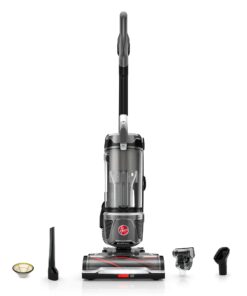 Hoover WindTunnel Tangle Guard Bagless Vacuum Cleaner, Corded Upright Vacuum, HEPA Media Filtration, Anti-Hair Wrap, Headlights, Swivel Steering, Corded Vacuum Cleaners for Home Use