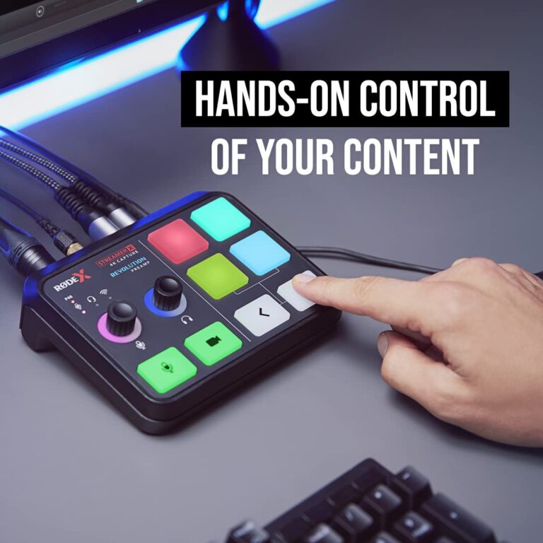 RØDE X Streamer X Professional Integrated Audio Interface and 4K Video Capture Card with XLR, HDMI and TRRS Connectivity for Streaming, Gaming and Content Creation - Image 6