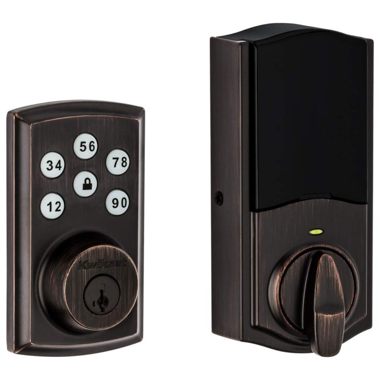 Kwikset 98880-005 SmartCode 888 Smart Lock Touchpad Electronic Deadbolt Door Lock with Z-Wave Plus Featuring SmartKey Security in Venetian Bronze - Image 5