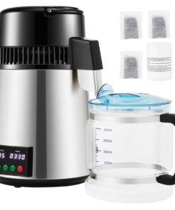 Happybuy Advanced Water Purification System, 1.1 Gallon Large Capacity. Delivers 0.3 Gallons of Purified Water Per Hour with 750W Power