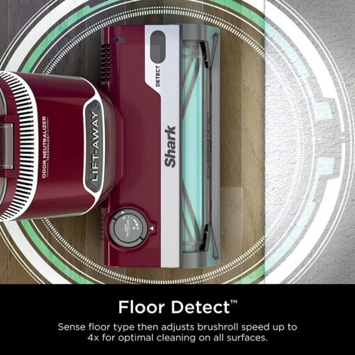Shark DETECT Lift-Away Corded Upright Vacuum with Detect Technology, Self-Cleaning Brushroll for No Hair Wrap, Anti-Allergen Complete Seal, and Odor Neutralizer Technology, Burgundy, LA492 - Image 10