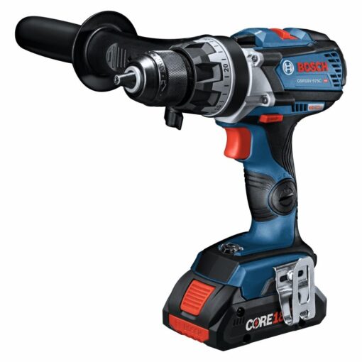 BOSCH GSR18V-975CB25 18V Brushless Connected-Ready 1/2 In. Drill/Driver Kit with (2) CORE18V 4 Ah Advanced Power Batteries - Image 3