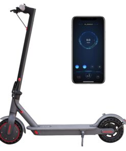 VOLPAM Electric Scooter, 350W/500W Motor, Max 21-28 Miles Range, 19/21 Mph Top Speed, 8.5''/10'' Tires, Dual Braking, Kick Scooter, 2 Wheels and Height Handlebars (10.5Ah-23Miles-350W)
