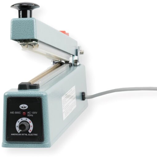 American International Electric AIE-300C Impulse Heat Sealer with Cutter, 12 Inches Max. Seal Length, 6 Mil Max. Material Thickness, 2 mm Seal Width - Image 2