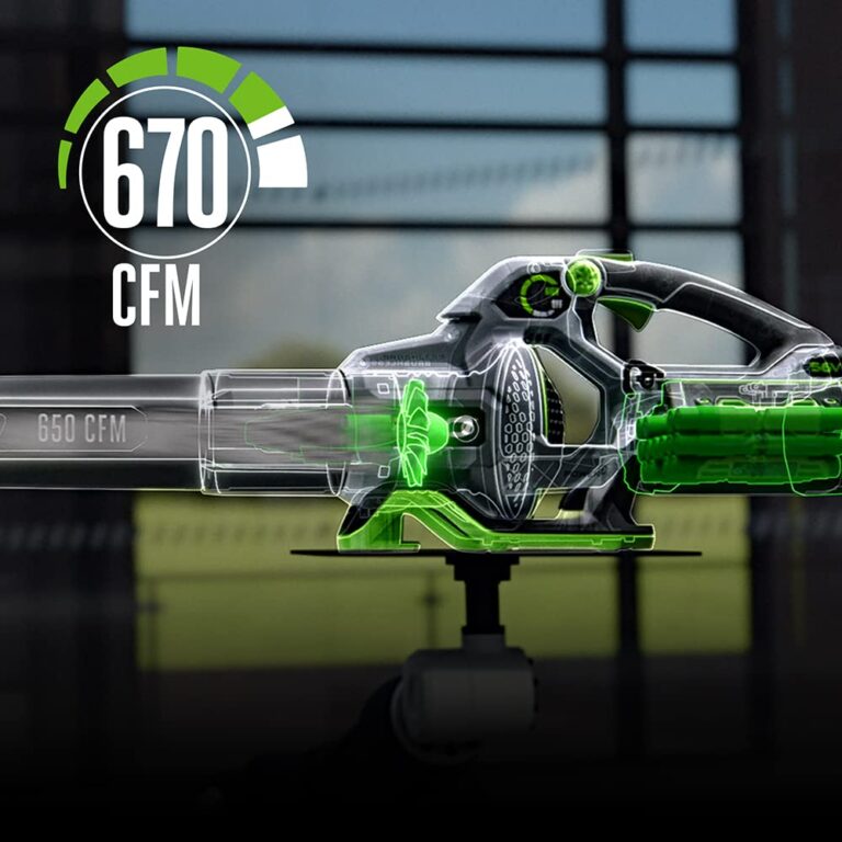 EGO POWER+ Leaf Blower, Cordless Electric 670 CFM, Includes 56V 4.0Ah Battery and Charger - LB6703 - Image 9