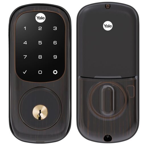 Yale Touchscreen Deadbolt with Z-Wave in Oil Rubbed Bronze