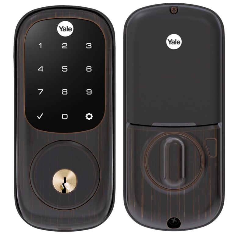 Yale Touchscreen Deadbolt with Z-Wave in Oil Rubbed Bronze
