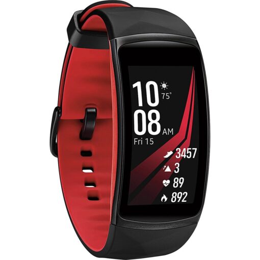 Samsung Gear Fit2 Pro Smartwatch Fitness Band (Small), Diamond Red, SM-R365NZRNXAR – US Version with Warranty