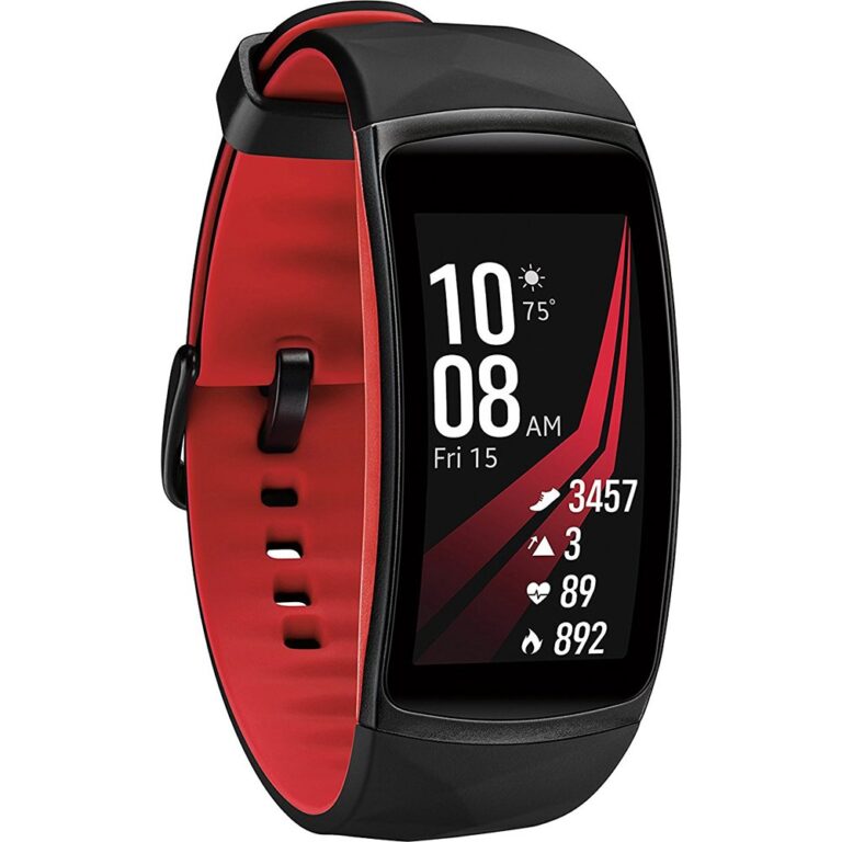 Samsung Gear Fit2 Pro Smartwatch Fitness Band (Small), Diamond Red, SM-R365NZRNXAR – US Version with Warranty