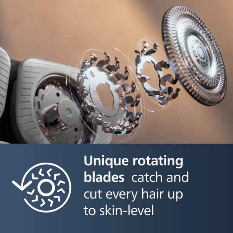 Philips Norelco Shaver Series 9000, Wet and Dry Electric Shaver, with Lift & Cut Shaving System and SenseIQ Technology, Pop-up Trimmer, Cleaning Pod, Charging Stand and Travel Case, Model S9987/85 - Image 5