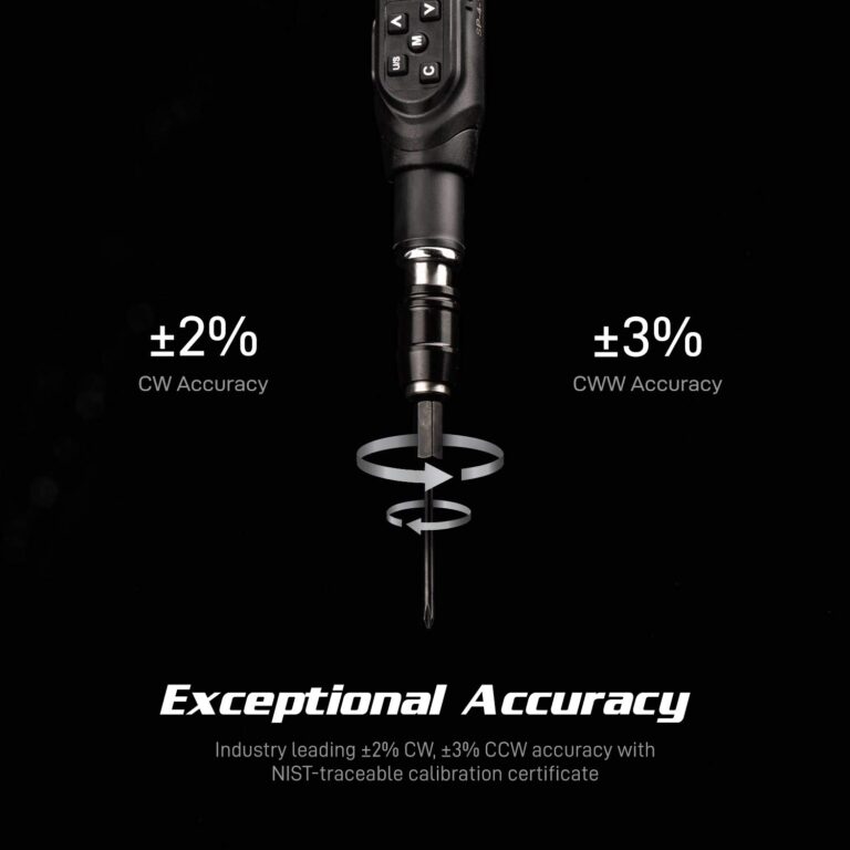 Capri Tools Digital Torque Screwdriver, Dual Direction, 0.88-17.7 in. lbs./10-200 cNm/1.02-20.41 kg-cm (CP26000-200) - Image 6