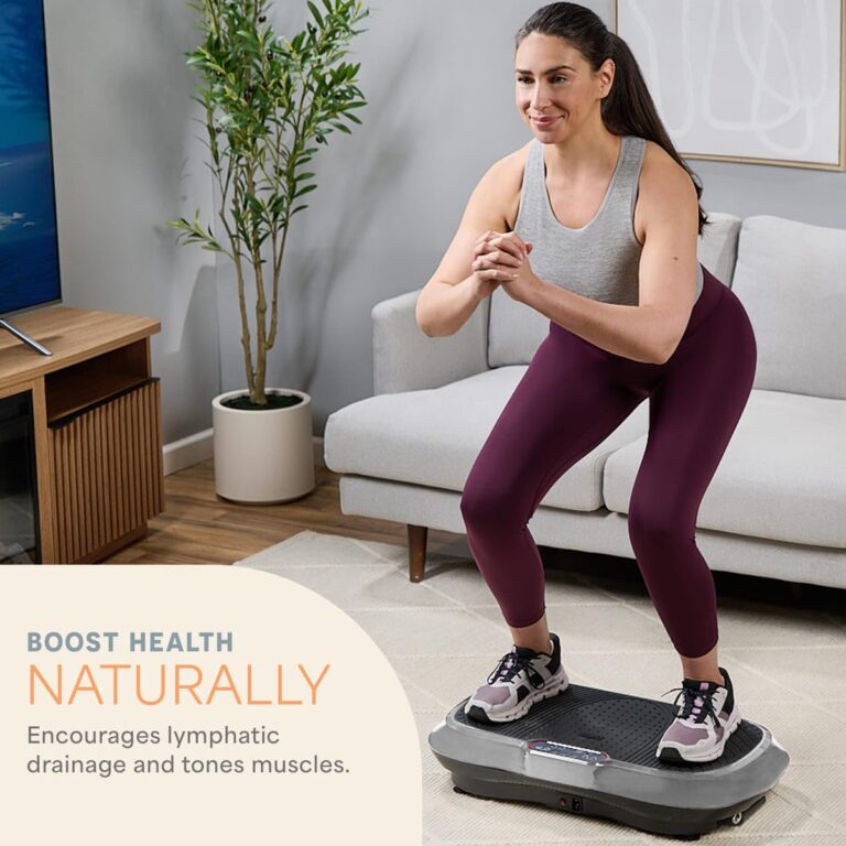 Lifepro Waver Vibration Plate Exercise Machine – High-Intensity Vibration for Muscle Activation, Full-Body Workout Vibrating Platform with Loop Bands, Fitness Equipment for Strength Toning & Fat Loss - Image 9