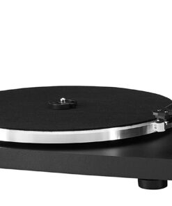 Crosley T150B-BK Modern 2-Speed Bluetooth Turntable System with Variable Weighted Tone Arm and Stereo Speakers, Black