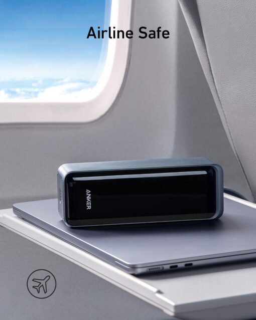 Anker Prime Power Bank, 27,650mAh 3-Port 250W Portable Charger for Travel, TSA-Approved, Smart App, for MacBook Pro/Air, iPhone 16/15/14 Series, Samsung, Laptops, and More (Charging Base Not Included) - Image 3