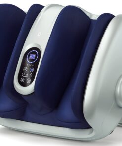 MIKO Shiatsu Foot Massager for Circulation & Pain Relief - Deep Tissue Kneading, Heat Therapy for Plantar Fasciitis, Neuropathy, Diabetics - FSA/HSA Eligible - Fits Up to Size 15