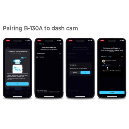 Blackvue Ultra Battery B-130A | Fast Charging Dash Cam Battery Pack, Up to 30 Hours Parking Mode, 12V/24V, USB Power, Smart App & Cloud Monitoring - Image 2