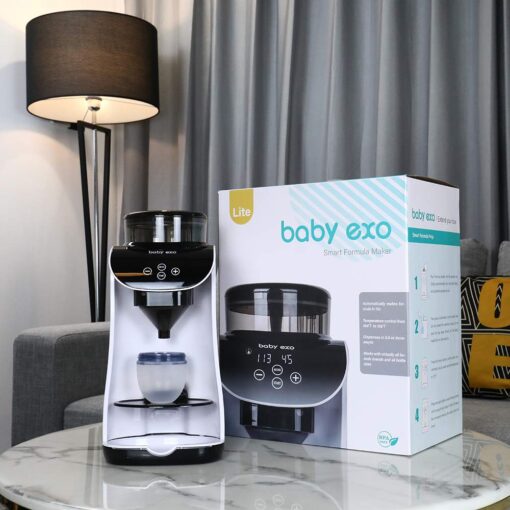 BabyEXO Formula Milk Dispenser, Automatic Electric Formula Mixer Warmer, Milking Machine for Baby - Easily Make Bottle with Automatic Powder Blending - Image 2