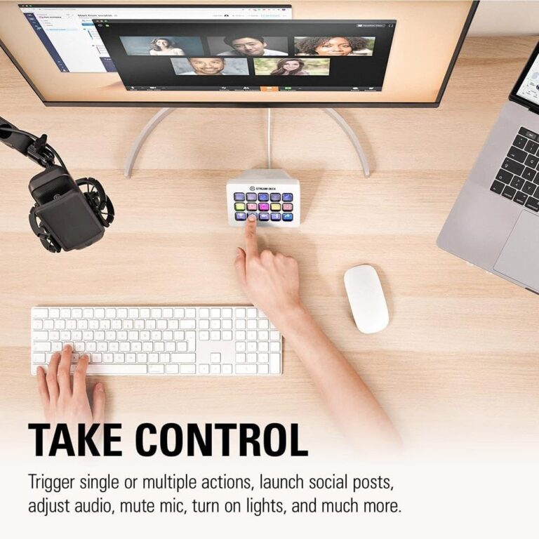 Elgato Stream Deck MK.2 White – Studio Controller, 15 macro keys, trigger actions in apps and software like OBS, Twitch, ​YouTube and more, works with Mac and PC - Image 7