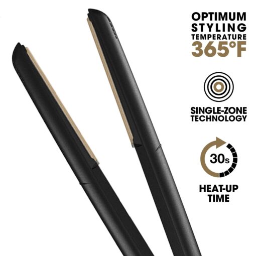 ghd Original Styler ― 1" Flat Iron Hair Straightener, Optimum Styling Temperature for Professional Salon Quality Results, No Extreme-Heat Styling Damage, Ceramic Heat Technology ― Black - Image 4