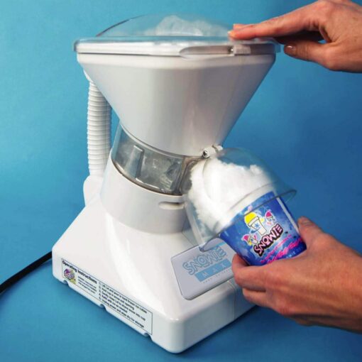 SNOWIE - Little Snowie Max Snow Cone Machine - Premium Shaved Ice Maker, With Powder Sticks Syrup Mix, Entrepreneur Kit - Image 4