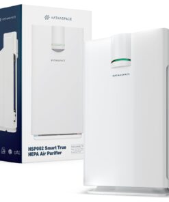 HATHASPACE HSP002 True HEPA Air Purifier for Home, Removes 99.9% of Dust, Smoke, Pet Dander, Odors, VOCs, Covers Up to 1500 Sq. Ft, Quiet Air Cleaner with Smart Sensor for Bedroom & Large Rooms