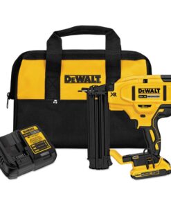 DEWALT 20V MAX* Cordless Brad Nailer Kit, 18GA (DCN680D1)