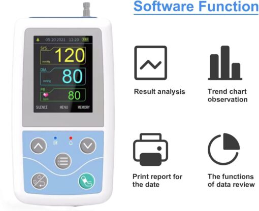 CONTEC ABPM50 Automatic Blood Pressure Monitor,Applicable for Using in Hospital,Home,Outdoors - Image 7