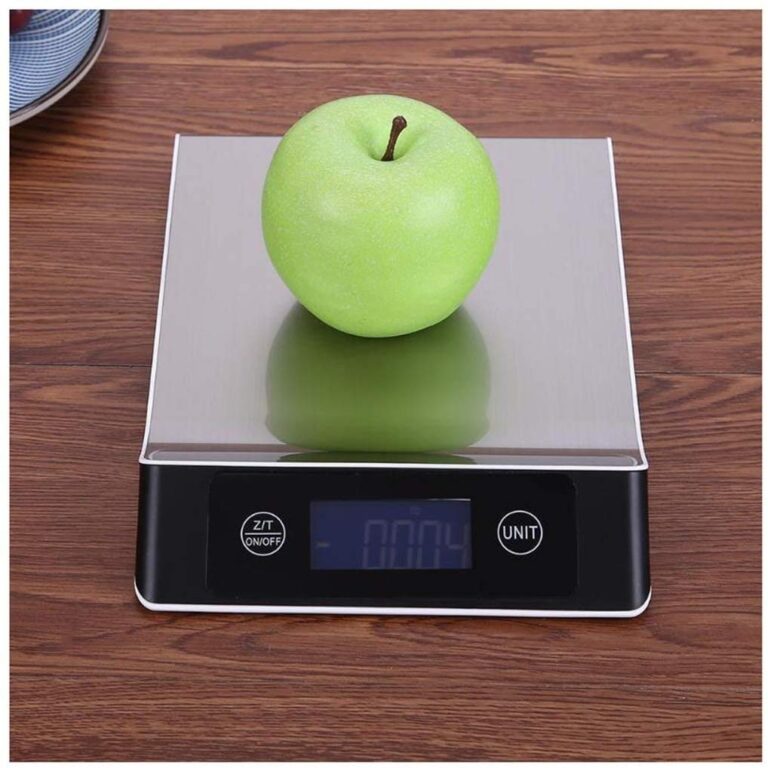 ZOCWJK Electronic Scales High Precision Electronic Cooking Scale Digital Stainless-Steel Food Scale Jewelry Scales Scales(Orange-15kg/1g - Image 3