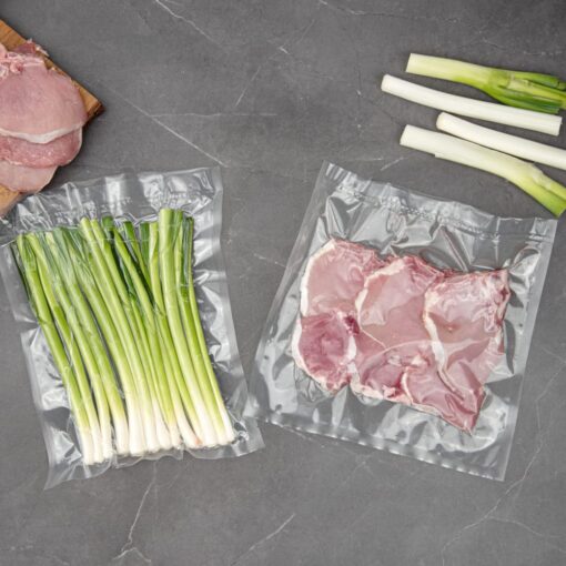 Restaurantware Fresh Hero 14 x 12 Inch Vacuum Sealer Bags 1000 Food Storage Bags - 3 mil Thick Microwavable Clear Plastic Sous Vide Bags Freezable For Storing Food Or Sous Vide Cooking - Image 10