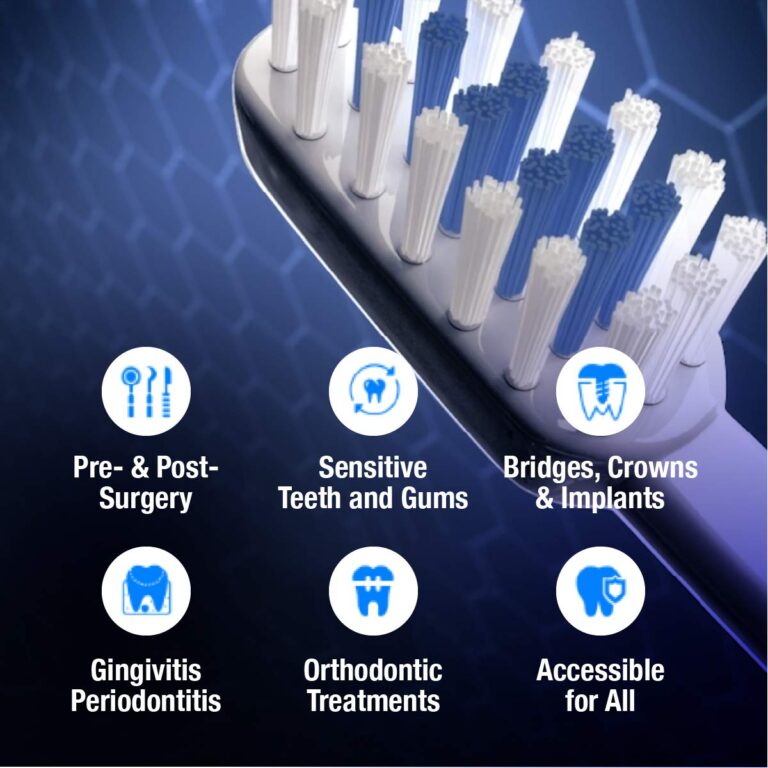 Emmi-dent Oral Waver Electric Toothbrush with 100% Ultrasound Technology, Gentle Vibration and Nano-Bubble Toothpaste. Ideal for Sensitive Teeth, Plaque Removal and More! (Half Year Supply Set) - Image 2