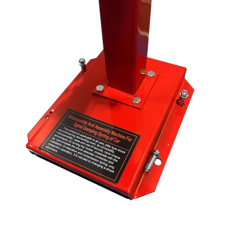 HTTMT- Red Heavy Duty Hydraulic Vehicle Auto Spring Compressor Hand Operate Spring Coil Compressor Jack Compression Strut Rising Handle (Maximum Height 16.92" (430 mm) [P/N: ET-CAR-FIX003B-Red] - Image 5