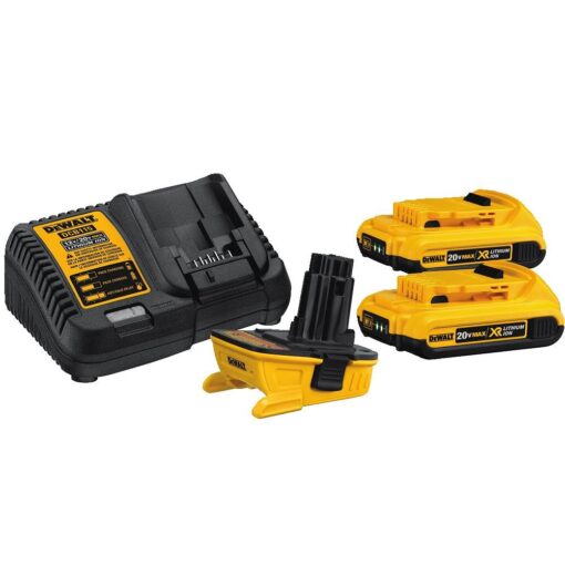 DEWALT 20V MAX Battery Adapter Kit for 18V Tools (DCA2203C) 18V to 20V Battery Adapter (DCA1820) - Image 7