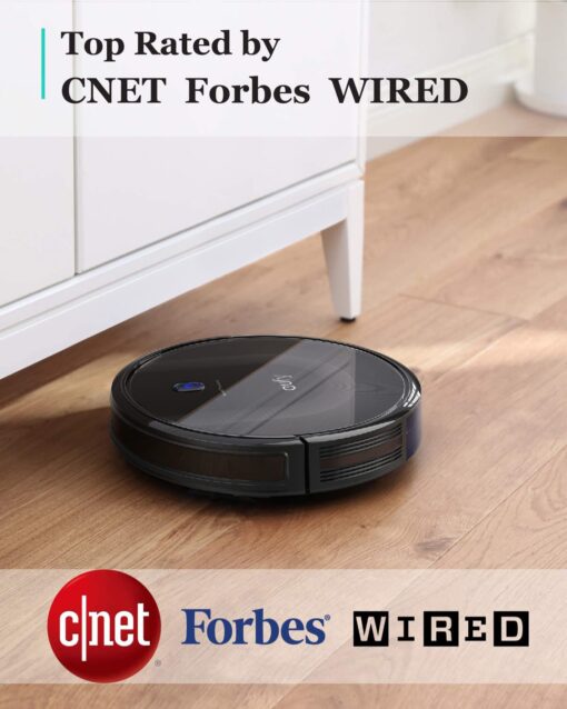 eufy Robot Vacuum 11S MAX, Super Thin, Powerful Suction, Quiet, Self-Charging Robotic Vacuum Cleaner, Cleans Hard Floors to Medium-Pile Carpets, Black - Image 5
