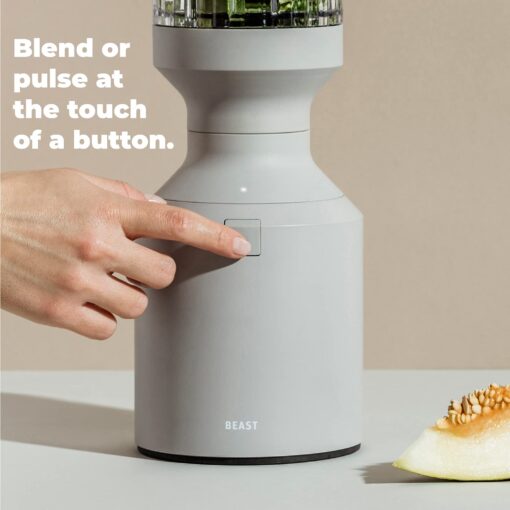 Beast Blender + Hydration System | Blend Smoothies and Shakes, Infuse Water, Premium Kitchen Countertop Design, 1000W (Cloud White) - Image 4