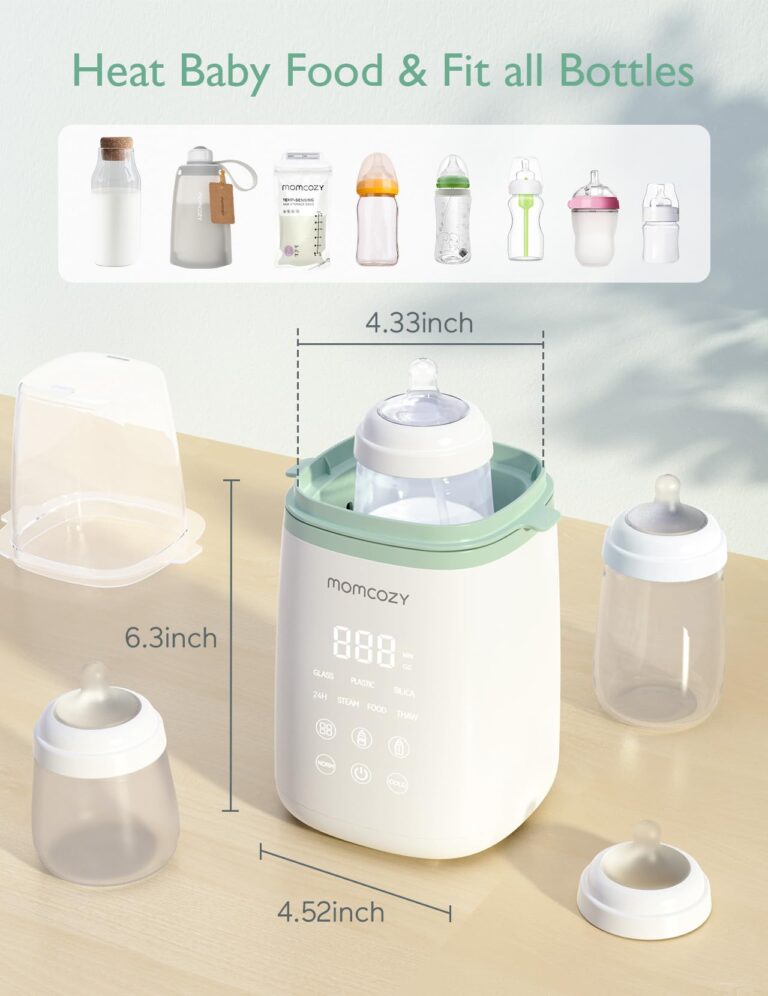 Momcozy 3 Layers Large Bottle Sterilizer and Dryer & Momcozy Bottle Warmer - Image 2