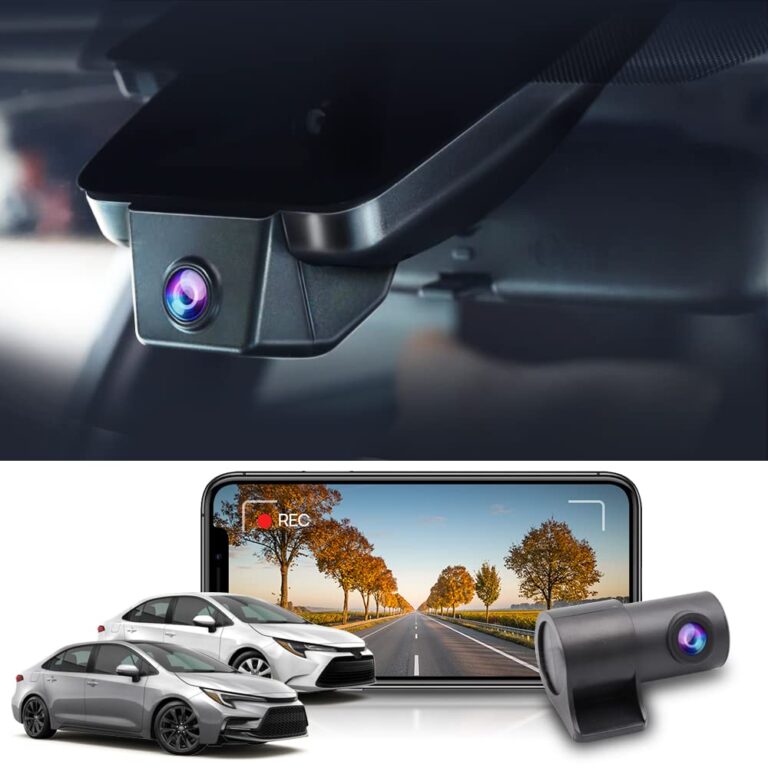 Fitcamx Front 4K+Rear 1080P Dash Cam Adapts for Toyota Corolla 2023 2024 2025 Sedan Hybrid Hatchback, OEM Look, Dual HD Video, Built-in WiFi & APP, Loop Recording, G-Sensor, Easy to Set, 128GB Card