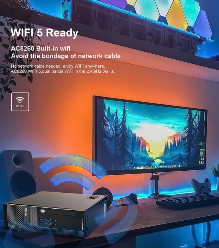 Dell OptiPlex 7020 Desktop Computer, 16GB Ram New 1TB SSD, Intel Quad Core i7 4790 up to 4.0GHz, AC8260 Built-in WiFi 5, Dual Monitor Supported, DVD-RW HDMI Windows 10 Pro (Renewed) - Image 6