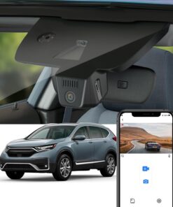 Fitcamx 4K Dash Cam Suitable for Honda CR-V 2017-2022 LX EX Touring EX-L Special Edition (Gen5), OEM Factory Look, UHD 2160P Video, Loop Recording, WiFi & APP, G-Sensor, Easy to Set, 64GB Card