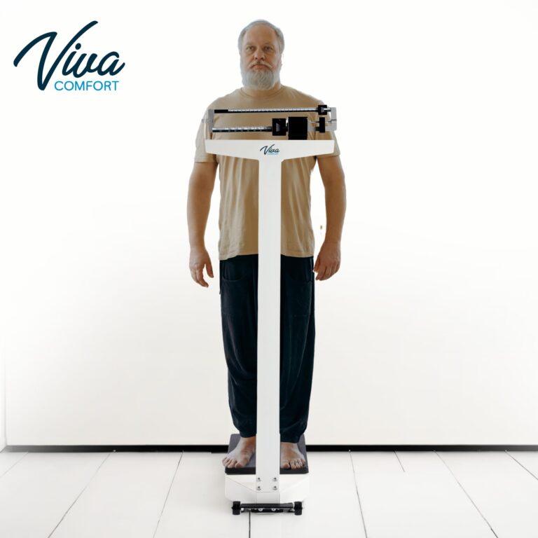 VivaComfort Medical Office Beam Scale, Analog Medical Grade Height and Weight Scale, Mechanical Bathroom and Gym Scale, Weight Capacity 440 lbs - Image 6
