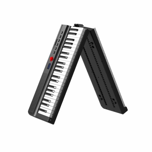 Longeye Foldable Piano Keyboard 88 Key Folding Piano Portable Electric Keyboard Semi Weighted Digital Piano for Beginners with Headphone, Sustain Pedal, Music Rest, Carry Case (Enhanced Sound) - Image 4