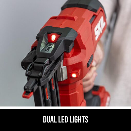 SKIL PWR CORE 20 Brushless 20V 18Ga Brad Nailer Kit including 2.0Ah USB-C Battery and Charger-NA1800B-10 - Image 5