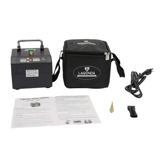 Electric Air Balloon Pump, B23 Lagenda Portable Electric Balloon Pump Balloon Inflator Party Air Blower Electric Balloon Blower Pump with Timer Battery for Party Events Decoration - Image 3