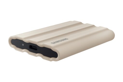SAMSUNG T7 Shield 2TB, Portable SSD, up to 1050MB/s, USB 3.2 Gen2, Rugged, IP65 Rated, for Photographers, Content Creators and Gaming, External Solid State Drive ‎(MU-PE2T0K/AM, 2022), Beige - Image 8