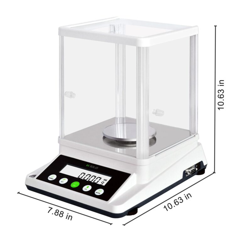 U.S. SOLID 0.001 g Precision Balance - Digital Analytical Lab Scale - Electronic 1 mg Accuracy Balance with 2 LCD Screens, 310 g x 0.001g - Image 2