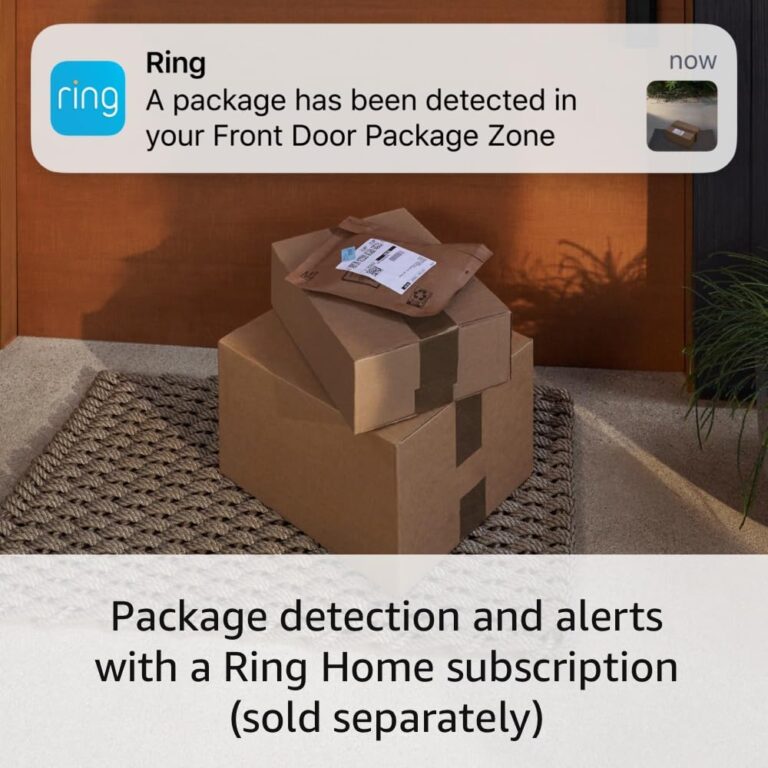 Ring Battery Doorbell Pro with Ring Indoor Cam, White - Image 4