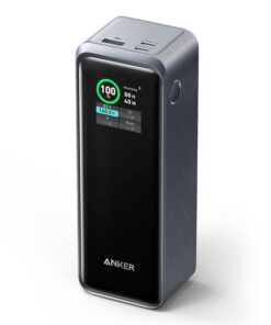 Anker Prime Power Bank, 27,650mAh 3-Port 250W Portable Charger for Travel, TSA-Approved, Smart App, for MacBook Pro/Air, iPhone 16/15/14 Series, Samsung, Laptops, and More (Charging Base Not Included)