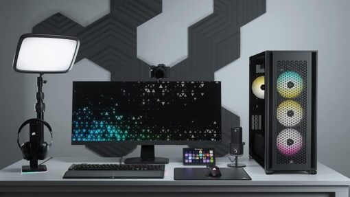 CORSAIR 7000D AIRFLOW Full-Tower ATX PC Case – High-Airflow Front Panel – Spacious Interior – Easy Cable Management – 3x 140mm AirGuide Fans with PWM Repeater Included – Black - Image 4