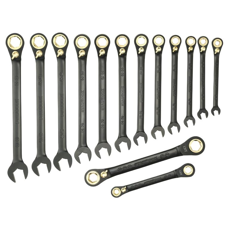STARWORK TRUE MECHANIC 305-Piece Mechanics Tool Set, 120T, 2-IN-1 Reversible Ratcheting Wrench, Professional Metric Set - Image 3
