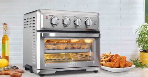Air Fryer + Convection Toaster Oven by Cuisinart, 7-1 Oven with Bake, Grill, Broil & Warm Options, Stainless Steel, TOA-60 - Image 5